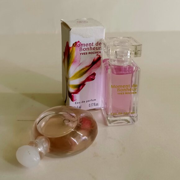 Yves Rocher - Moment de Bonheur EDP 5 ml + Ode a L'Amour EDP 5 ml - Picture 1 of 1